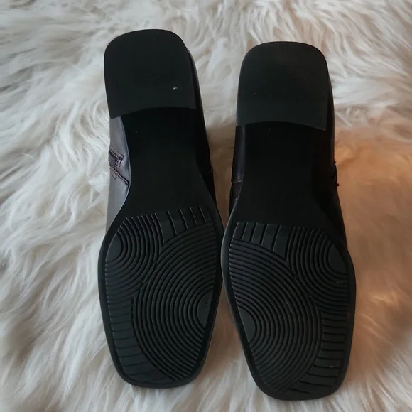 Dark brown leather booties size 6 new - Picture 3 of 6